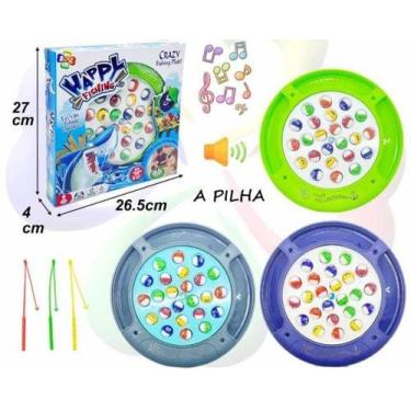 Imagem de Brinquedo Jogo Pesca Peixe Infantil Pescaria Maluca - toys