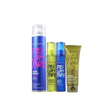 Imagem de Kit Lowell Deslumbre Spray Selador Cachos Brilho (4 produtos)