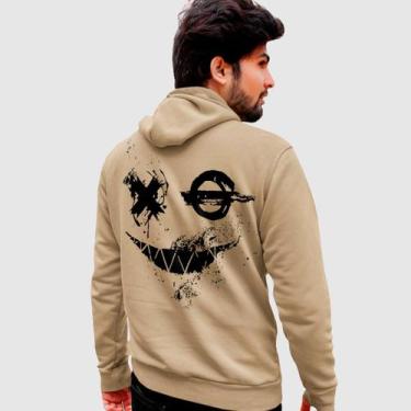 Imagem de Blusa Moletom Genuine Grit Masculina Estampada Algodão 30.1 Smiley, Be