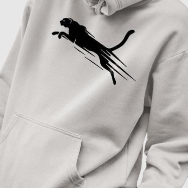 Imagem de Blusa Moletom Genuine Grit Masculina Estampada Algodão 30.1 Leopardo, 