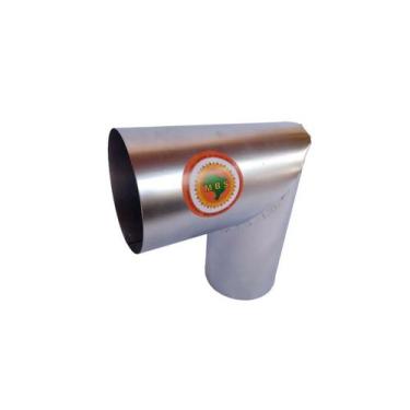 Imagem de Joelho Para Tubo De Chaminé Inox Diâmetro 10cm - Brassol