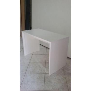 Imagem de Bancada De Estudo Em Mdf Branco 15 Mm Com Pés Ajustaveis - INFINITILUX