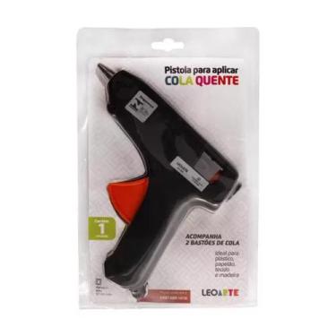 Imagem de Aplicador Para Cola grande Quente Bivolt +2 Bastões Leoarte - leonora