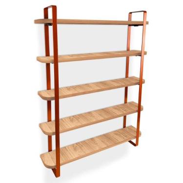 Imagem de Nicho Prateleira De Parede Expositor Organizador Arusi 100 Esmaltes 5 