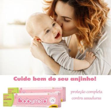 Imagem de Pomada babymed kit Oferta c/3 Rosa Menina Assaduras Bisnaga - Cimed