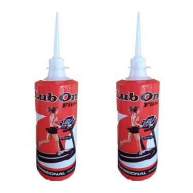 Imagem de Kit 2 Silicone Lubrificante Esteira Lub One Fitness 1 Litro - LubOne