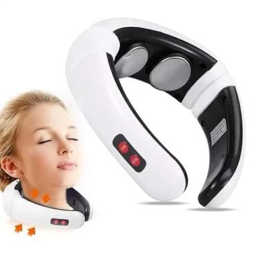 Imagem de Massageador Elétrico Recarregável para Pescoço, Pulso, Fisioterapia, Alivia Dores, Relaxamento