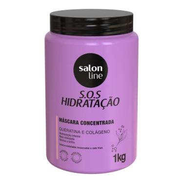 Imagem de Máscara Capilar Salon Line SOS Hidratação Queratina E Colágeno 1kg