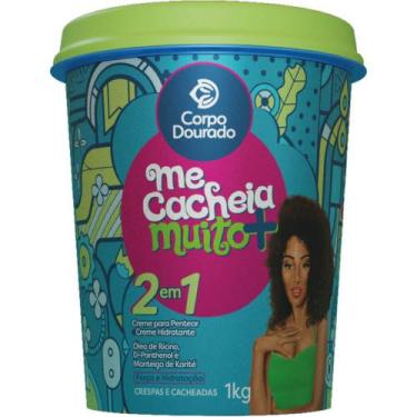 Imagem de Corpo Dourado Me Cacheia Muito Mais - Creme 2 em 1 de Pentear e Hidrat