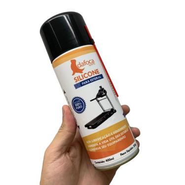 Imagem de Spray Silicone Lubrificante Para Esteiras Elétricas 400ml Puro Dafoca 
