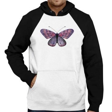 Imagem de Moletom Borboleta Lilás - Foca na Moda, Branco, Preto, GG