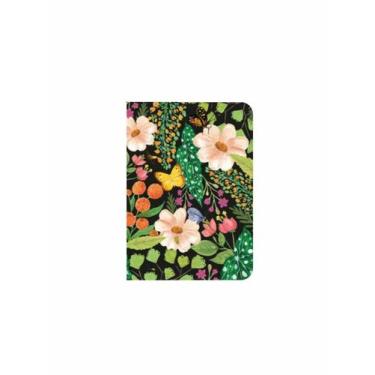 Imagem de Caderno Flexível Floral Preto - Fauna