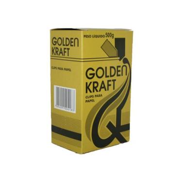 Imagem de Clips Nº 2/0 Com 500 Gramas Golden Kraft, Unico