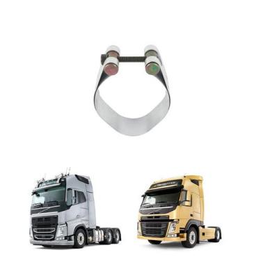 Imagem de Abraçadeira Tubo Intermediário Volvo Todos Modelos Original - Fado