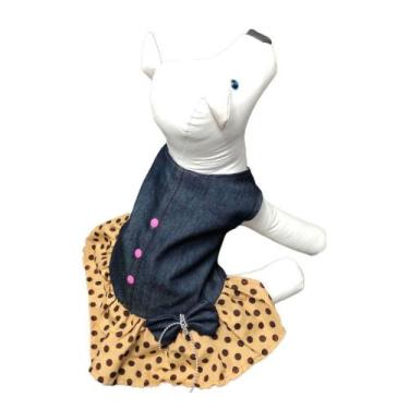 Imagem de Roupinha de cachorro Vestidinho Roupa Pet Top Linda Barato - MMAMIGOPE