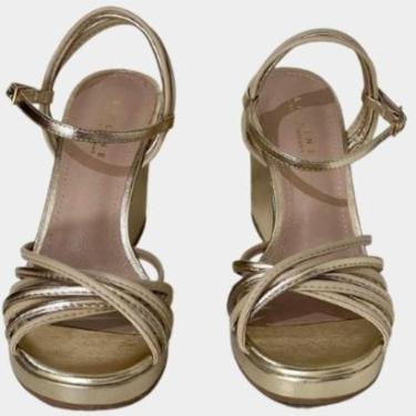 Imagem de Sandália Lia Line Salto Bloco Feminina-Feminino