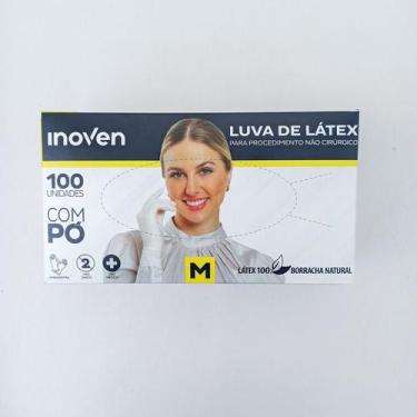 Imagem de Luva De Látex Procedimentos Não Cirúrgicos com Pó Inoven Tamanho M Cai