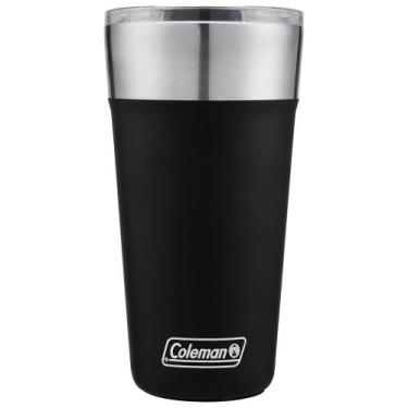 Imagem de Copo Térmico com Tampa 600ml Preto Coleman, Preto