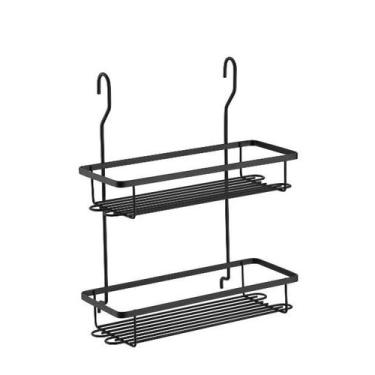 Imagem de Suporte Duplo Porta Condimentos Suspenso Organizador Cozinha - Schmitt