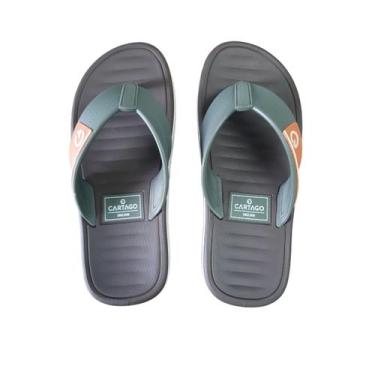 Imagem de Chinelo Masculino Cartago Paris Grendene Varias Cores, 41, Marrom, Ver