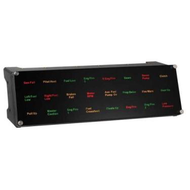 Imagem de Painel De Voo Logitech Saitek Pro Flight Backlight Bip, preto