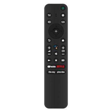 Imagem de PerFascin Controle remoto de voz de substituição RMF-TX800U adequado para Smart TV Sony 4K Ultra HD (G00gle TV) X85K X80K X90K X95K A80K KD-85X85K KD-85X80K KD-85X80CK KD-75X85K KD-65X85K KD-55X85K
