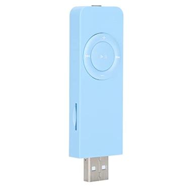 Imagem de Leitor de Música MP3 Leitor Portátil Ouvir Cordão de Música (Azul)