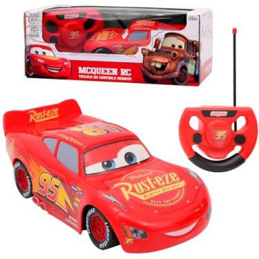 Imagem de Carrinho de Controle Remoto Relâmpago Mcqueen Carros Brinquedo Infantil Presente para Meninos