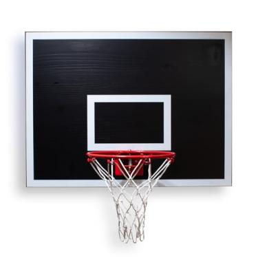 Imagem de CALIKIWIPROS Pro League Conjunto de mini cesta de basquete decorativa durável pintada sobre a porta ou na parede, inclui aro de 2,5 m e 5 mini bolas de basquete, visual exclusivo ou escolha a cor do time
