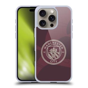 Imagem de Head Case Designs Capa de gel macia oficialmente licenciada pelo Manchester City Man City FC Third 2024/25, compatível com Apple iPhone 16 Pro