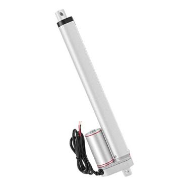 Imagem de Atuador Linear, Motor de Elevação Elétrica 750N, Haste de Liga de Alumínio, Baixo Ruído, Interruptor de Curso, 300mm, Motor 12V DC, para Uso Industrial
