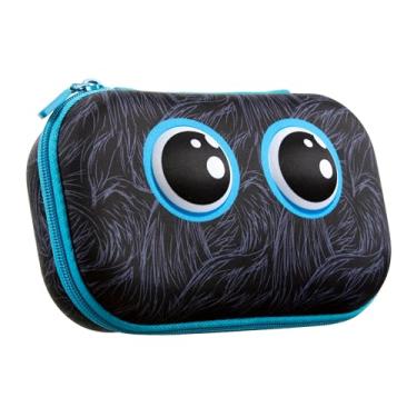 Imagem de ZIPIT Caixa de lápis Beast para crianças, estojo de armazenamento fofo para material escolar, comporta até 60 canetas, fecho seguro com zíper, lavável na máquina (preto)