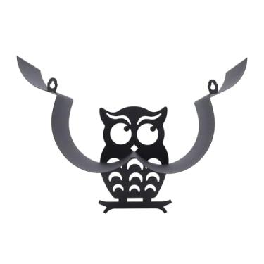 Imagem de Suporte de Higiênico Coruja, Organizador de Parede de Metal, Decoração de Banheiro, Rack que Economiza Espaço Com Mini Prateleira, para Uso Em Cozinha e Banheiro