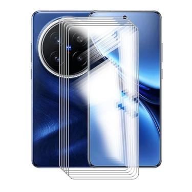 Imagem de AQGGIIXY [Pacote com 5 protetores de tela para Vivo X200 Pro V2405A, V2405DA (6,7 polegadas), dureza 9H - HD - Borda 2,5D - Sem bolhas - Película protetora resistente a arranhões de tela vidro