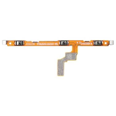 Imagem de BESJMYT Botão Liga/Desliga e Botão de Volume Cabo Flex Substituição para Samsung Galaxy A50 Cabo Flexível Liga/Desliga Botão de Controle Conector Peças de Reparo para SM-A505U SM-A505U1