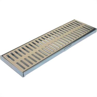 Imagem de Grelha Aco Galvanizado Com Caixilho 15X 50 Ralo 44073 - RONCONI