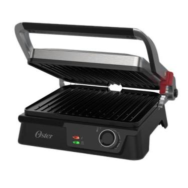 Imagem de Grill Elétrico Multiuso Inox Oster 2 em 1, 220V