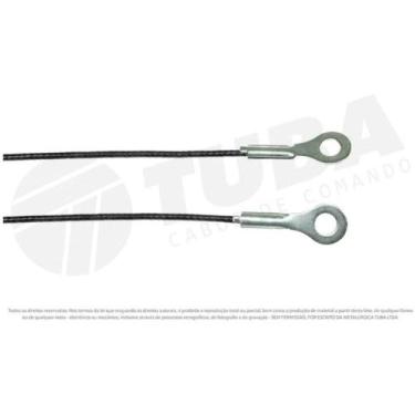 Imagem de Cabo da tampa traseira Traseiro Vw Saveiro 2009 a 2013 - TUBA