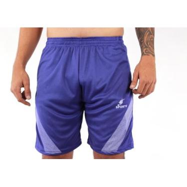 Imagem de Short Calção Bermuda Futebol Academia P ao G3 - Organiky, Azul, G1