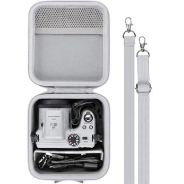 Imagem de Baval Capa de câmera compatível com câmera digital KODAK PIXPRO AZ405/AZ425/AZ255/AZ401/AZ528 Vlogging, capa branca