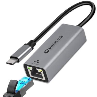 Imagem de Adaptador USB c para ethernet, ethernet para usb c, adaptador usb c para ethernet, adaptador usb-c para ethernet. Adaptador Gigabit ethernet para laptop, adaptador ethernet usb c para rj45 com 1000