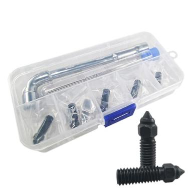 Imagem de XIFOWE Bicos K1 De Aço Temperado Para Extrusoras De Impressora 3D Bicos De 0,2, 0,4, 0,6, 0,8, 1,0 Mm, Com Ferramentas Para Bricolage E Uma Caixa De Peças, Compatíveis Com Creality K1, K1 Max, Ende