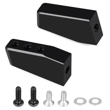 Imagem de JGGZONE 2PCS Black Aluminum Alloy Servo Mount Bracket Compatible with LOSI 1/16 Mini-B Buggy 1/18 Mini-T 2.0 Stadium Truck Replacement Parts Mount Servo Bracket Stand Set