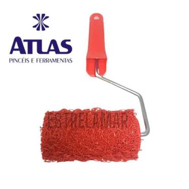 Imagem de Rolo Textura Rustica Atlas 10cm Cabelo Anjo at155/10SR