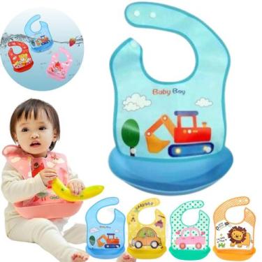 Imagem de Babador Avental Papinha Bebê Impermeável Blw Migalhas Infant - PDIMPOR