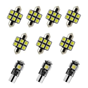 Imagem de 8X-SPEED 10PCS Lâmpada LED Interior 5050 Chip Para Acura Acura RSX MK4 2001–2006 Feito Ler Porta-luvas Porta-malas Espelho Viseira de Sol Luz