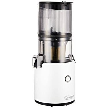 Imagem de Centrifuga de Frutas 2 Litros com Função Reversa e Funil Extra Grande, 110V 150W, Omega Juicer JC2022WHT11, Branca