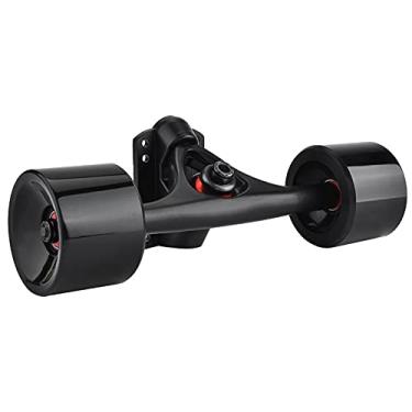 Imagem de Caminhões de Skate, Rodas, Rolamentos, Risers, Parafusos e Porcas Com Revestimento Preto para Reparar Skate Com Rodas de Poliuretano de 70 X 50 Mm, Abec - 9 Rolamentos e (Roda