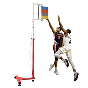 Imagem de Testador de salto vertical ferramenta de poste de teste de medição de salto profissional - 4,6 - 9,2 pés, medidor de potência de salto de treino juvenil, treinador de espetos de voleibol ba ba