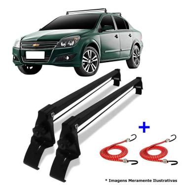 Imagem de Rack Teto Chevrolet Vectra 2005-2011 + Elástico Carga - Vhip
